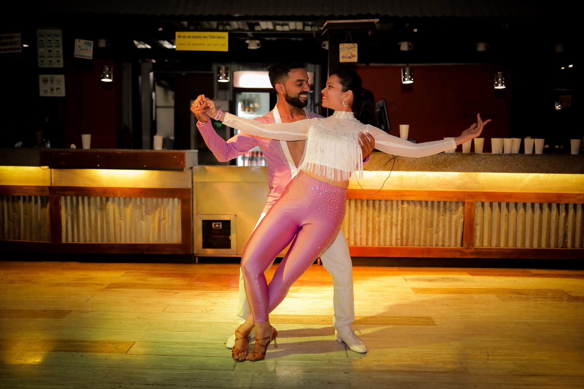 Classical duet rehearsal